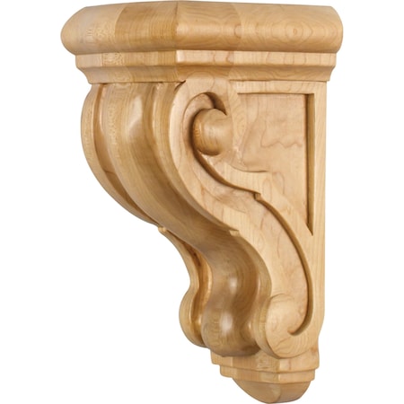 Hardware Resources 4-1/2" Wx5-3/4"Dx9-3/4"H Maple Scrolled Corbel CORQ-1MP